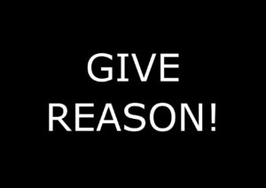 Give Reason 2